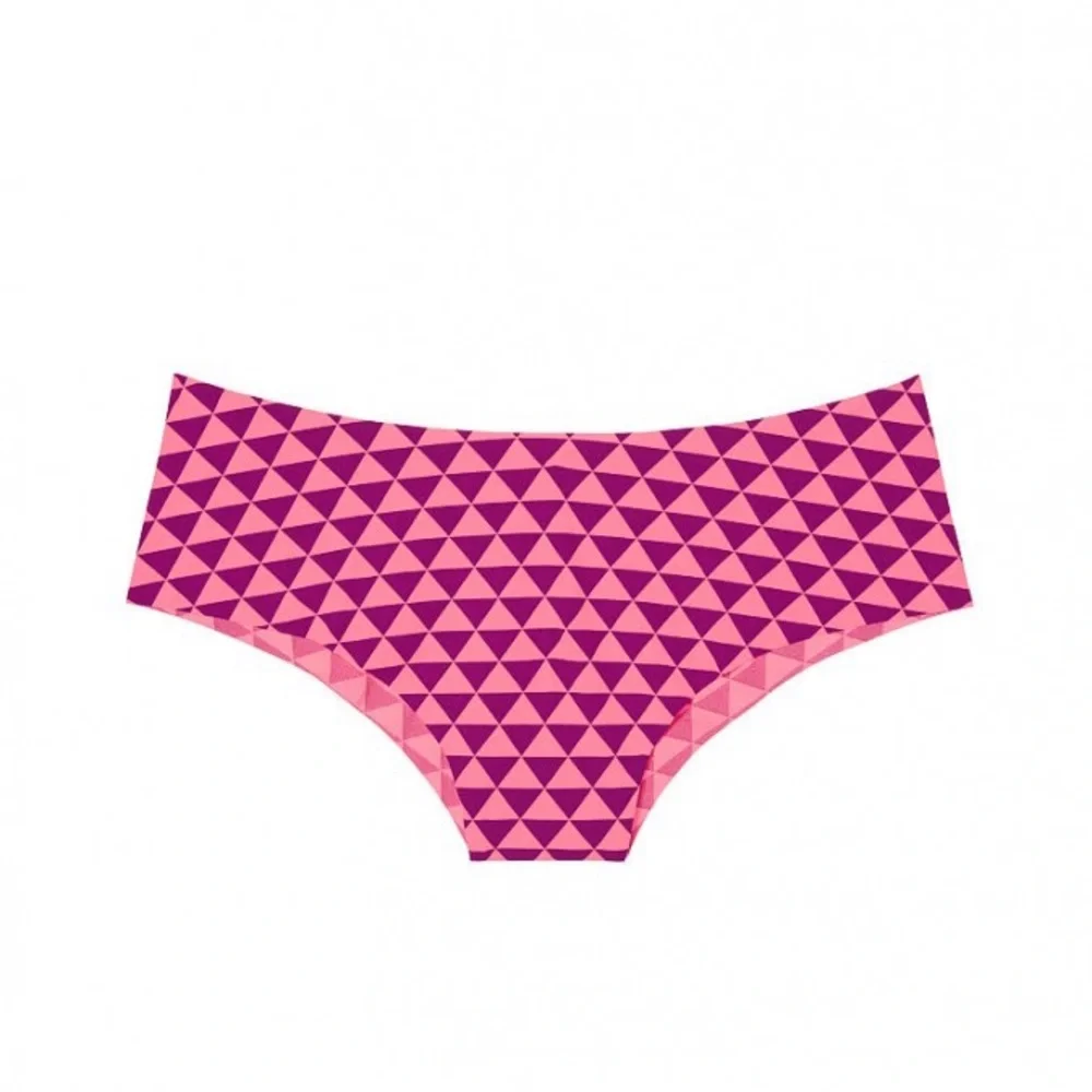 Victoria’s Secret Pink Cheekster Panty Pink Maroon Purple S